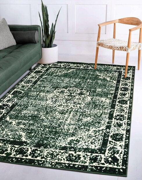 flycarpets Vintage vloerkleed - Sarande Medaillon Groen