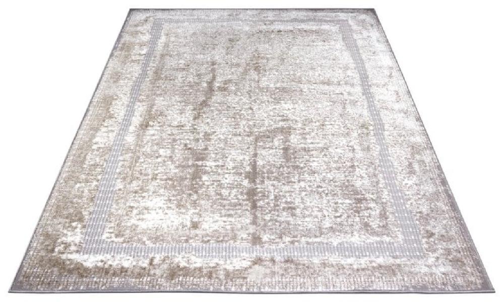 Flycarpets Vintage Vloerkleed - Shine Abstract Grijs/Beige