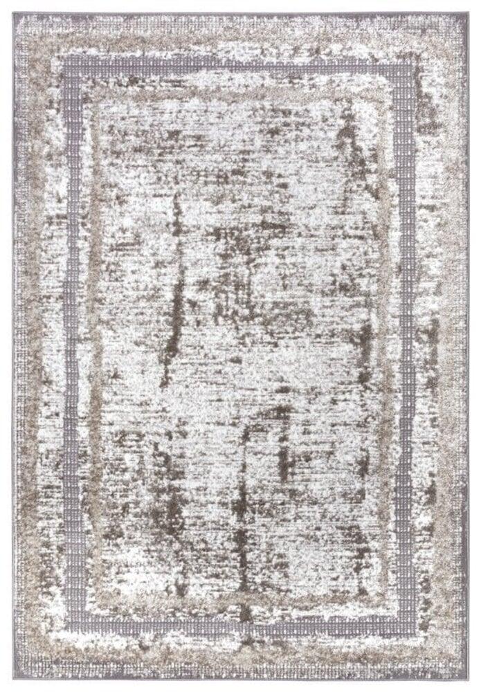 Flycarpets Vintage Vloerkleed - Shine Abstract Grijs/Bruin