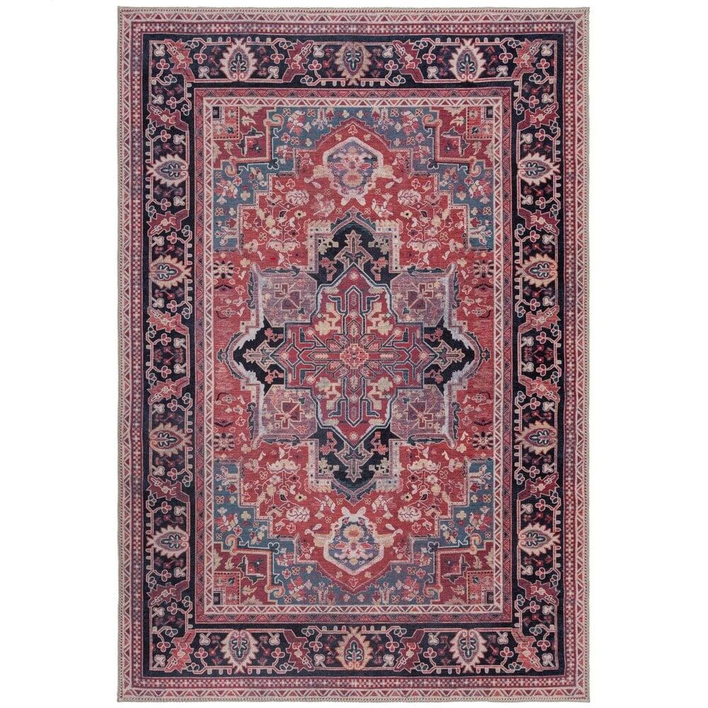 Flycarpets Vintage Vloerkleed - Windsor Traditioneel Rood