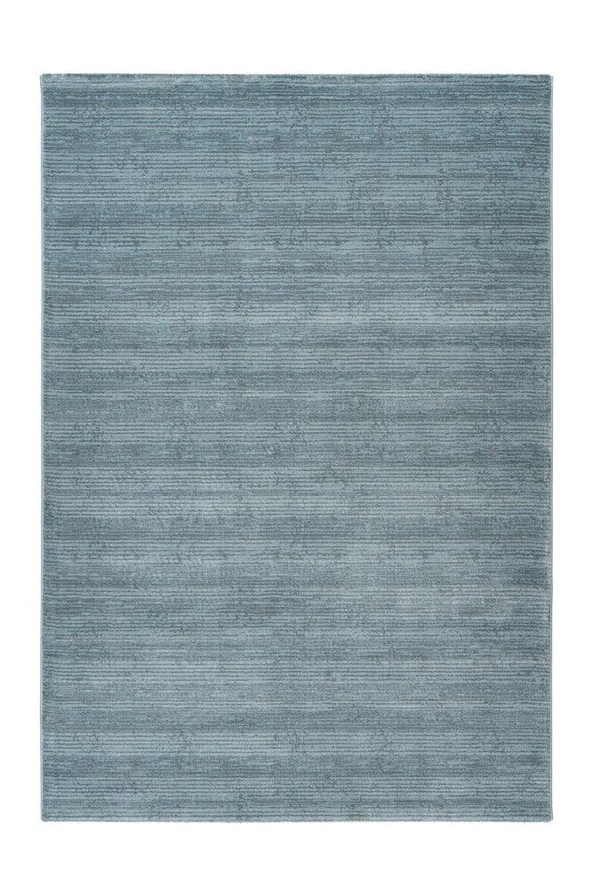 Flycarpets Vita Effen Pastel Blauw Vloerkleed - Gestreept
