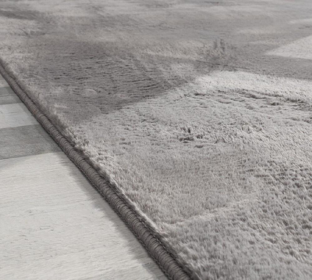 Flycarpets Wasbaar Fluffy Vloerkleed - Amalfi Antraciet