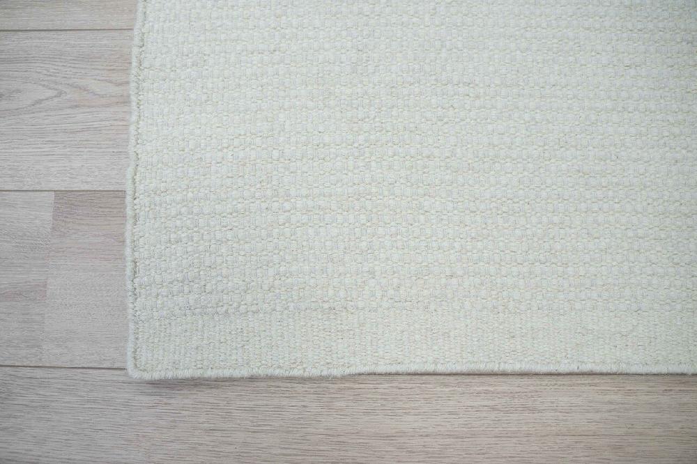 Flycarpets Wollen Vloerkleed - Serenity Handgeweven - Crème