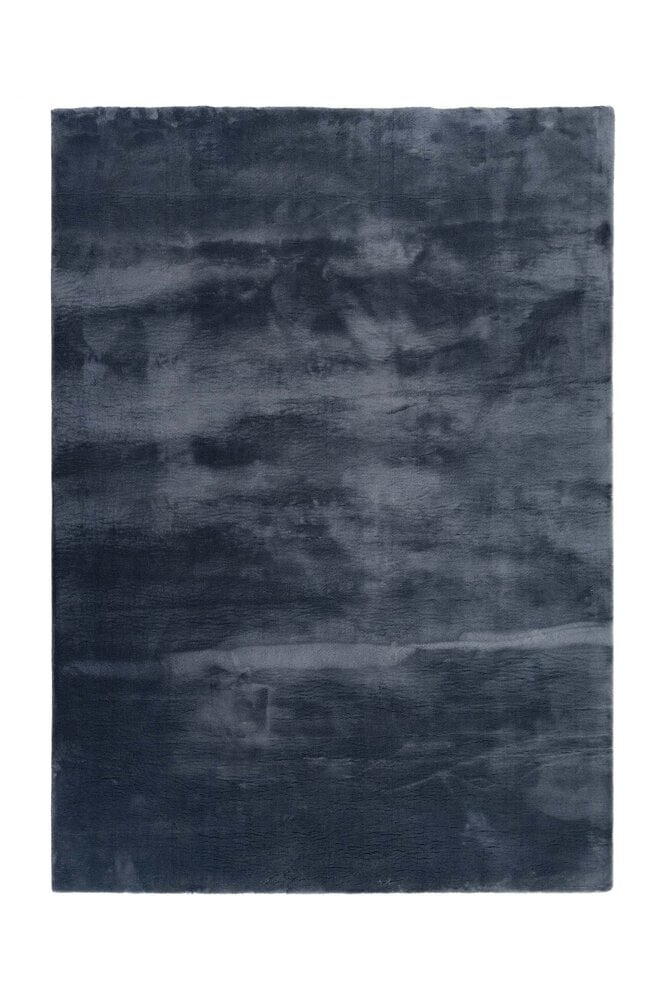 Flycarpets Zetha Vloerkleed - Effen Zacht Hoogpolig - Antraciet