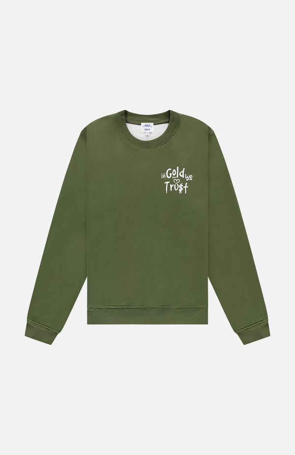franzel amsterdam The Graffiti Sweater Green