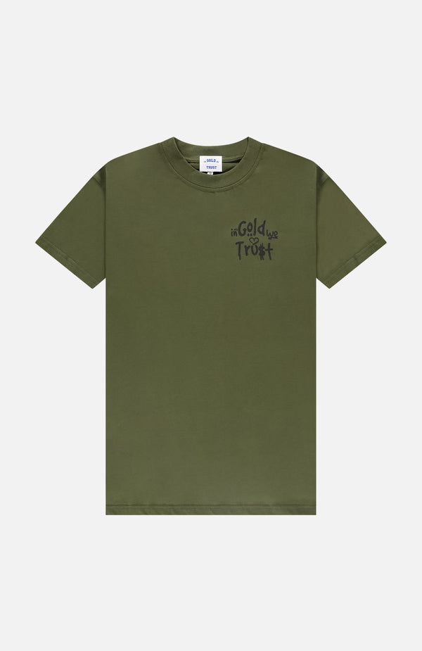 franzel amsterdam The Graffiti Tee Green