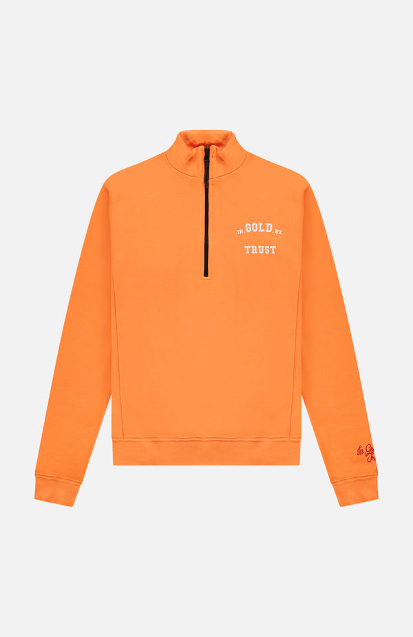 Franzel Amsterdam The Slim Half Zip Sun Orange