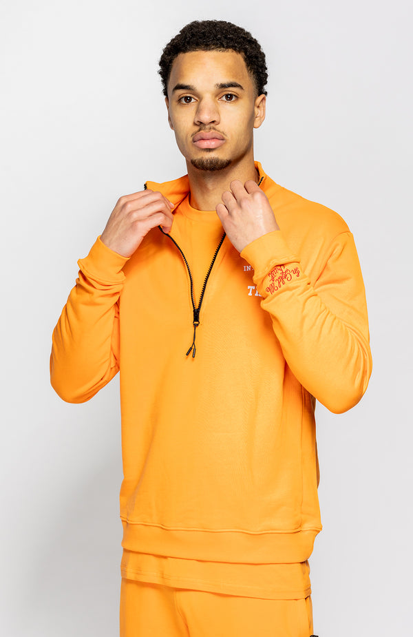 franzel amsterdam The Slim Half Zip Sun Orange