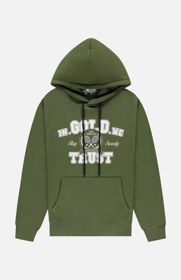 franzel amsterdam The Tennis Hoodie Green
