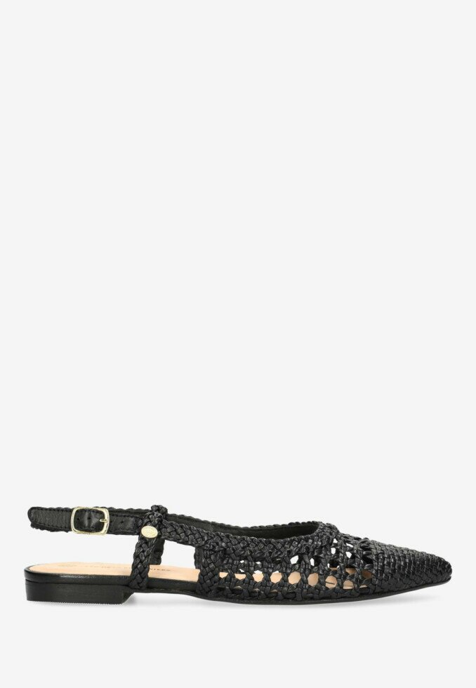 fred de la bretoniere Ballerina Slingback Elenora Zwart