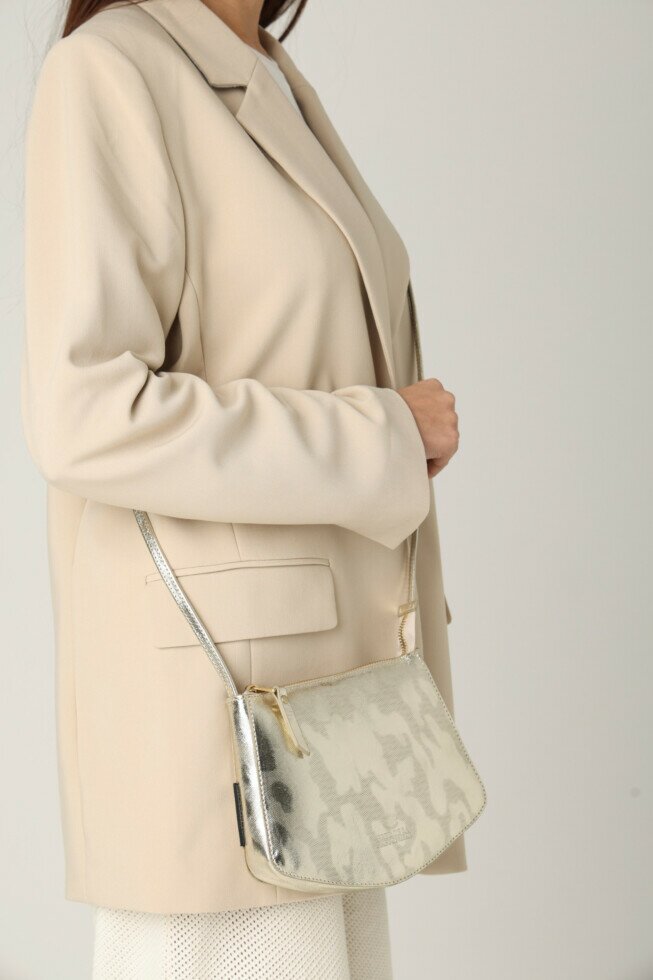 Fred De La Bretoniere Crossbody Bag Beau Licht Goud