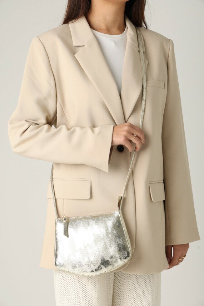 Fred De La Bretoniere Crossbody Bag Beau Licht Goud