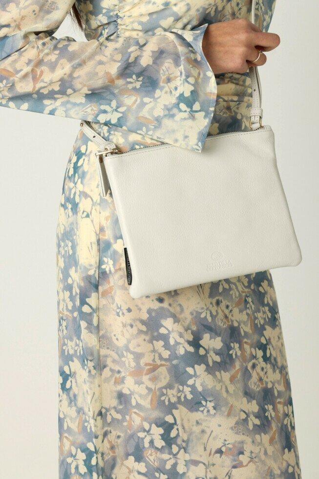 Fred De La Bretoniere Crossbody Bag Bregje Off White
