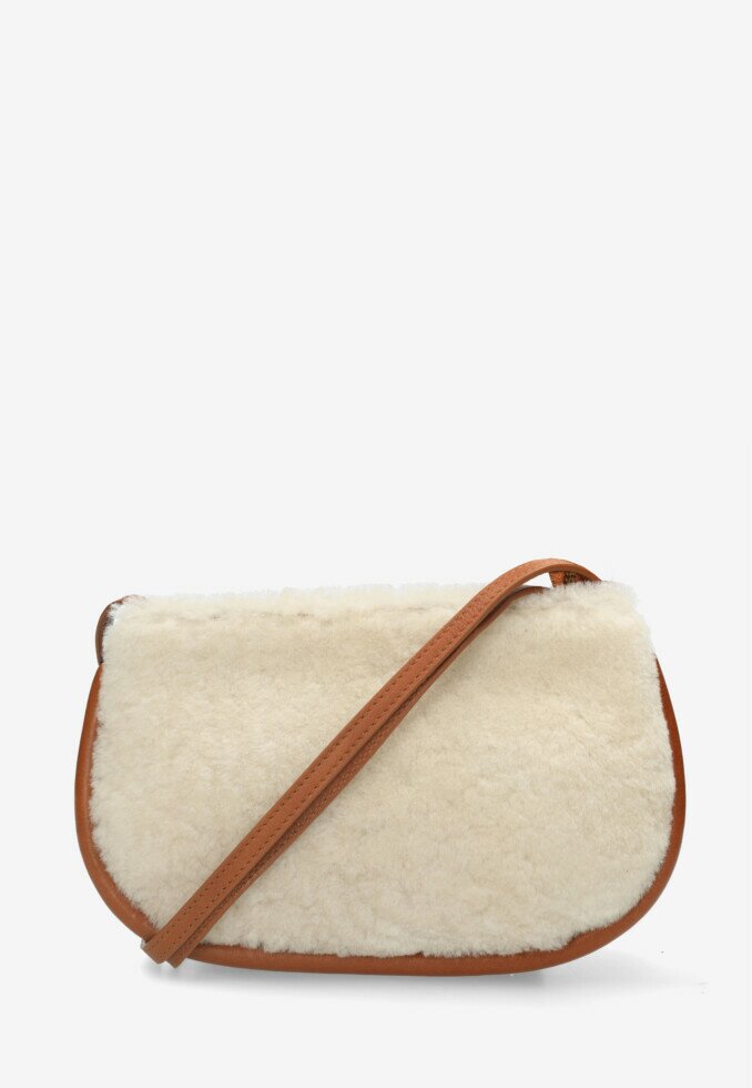 fred de la bretoniere Crossbody bag Elle Off White/Cognac