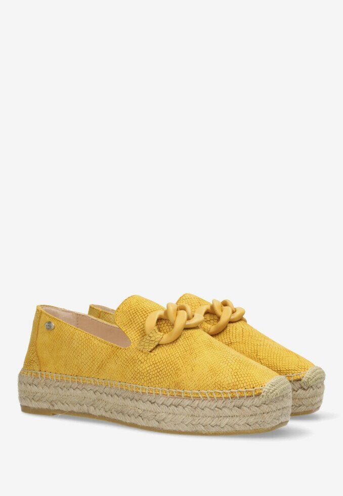 Fred De La Bretoniere Espadrille June Li Mustard Yellow