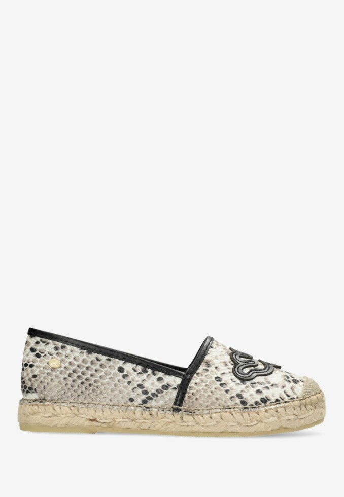 fred de la bretoniere Espadrille Mili Lily Zwart/Wit