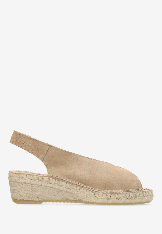 fred de la bretoniere Espadrille Slingback Jamy Beige