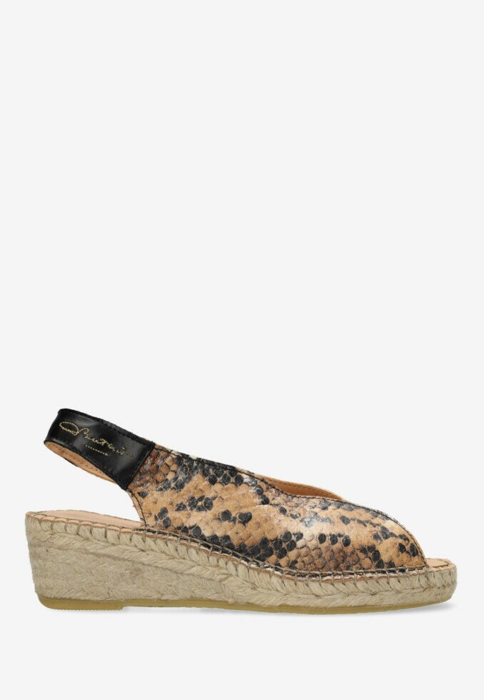 fred de la bretoniere Espadrille Slingback Jamy Bruin