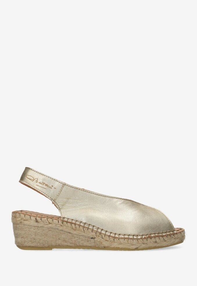fred de la bretoniere Espadrille Slingback Jamy Goud