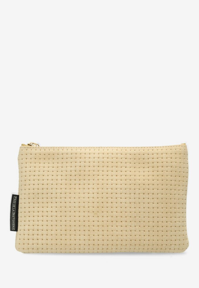 fred de la bretoniere Clutch Beige
