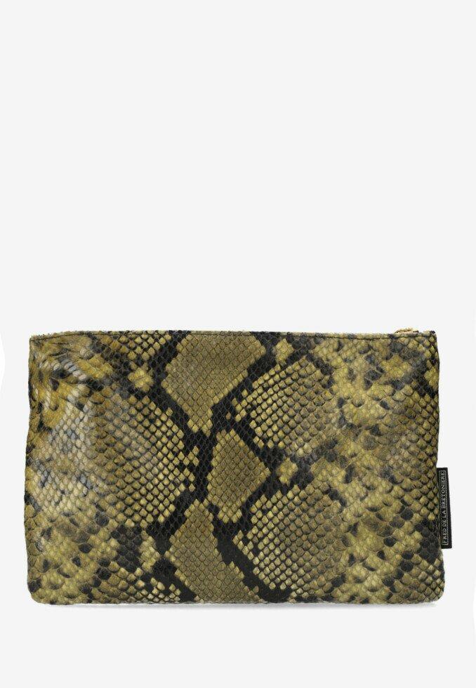 Fred De La Bretoniere Clutch Donkergroen