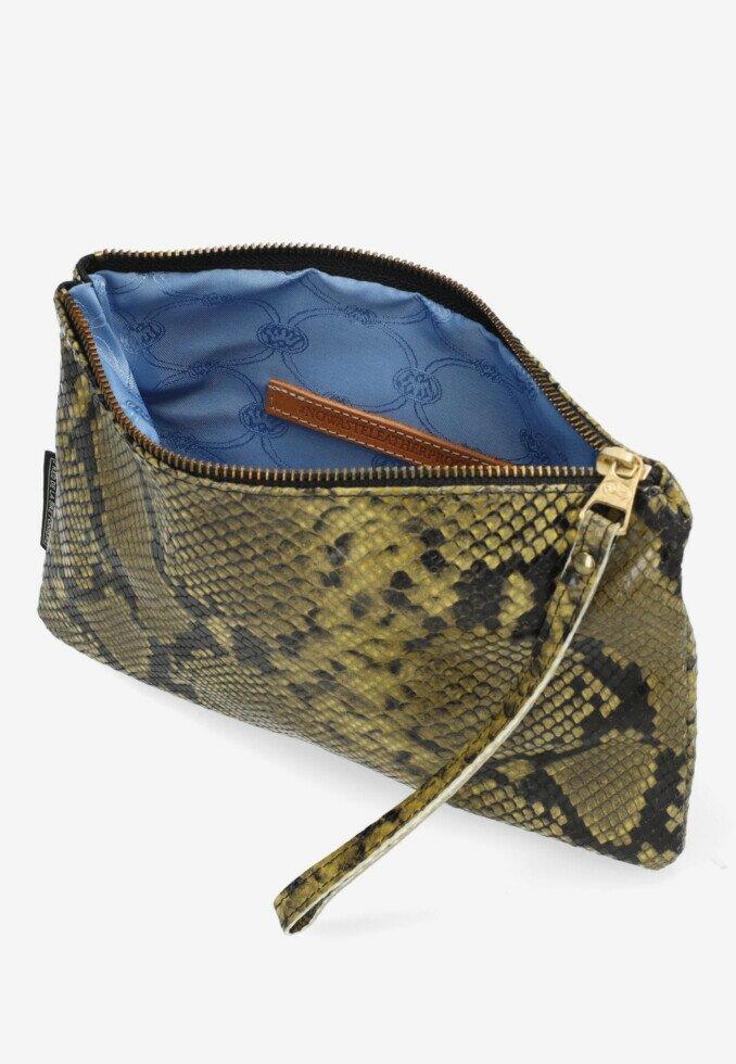 Fred De La Bretoniere Clutch Donkergroen