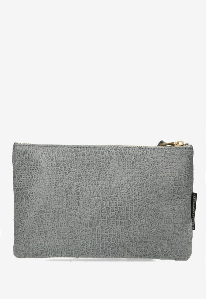 Fred De La Bretoniere Clutch Grijs