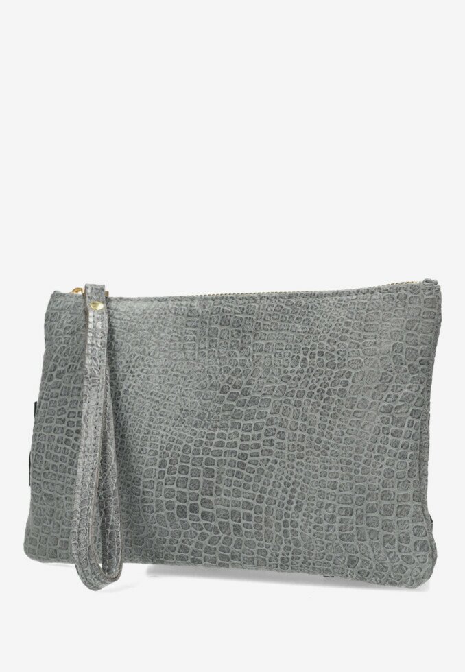 Fred De La Bretoniere Clutch Grijs