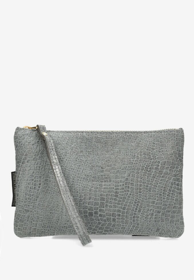 fred de la bretoniere Clutch Grijs
