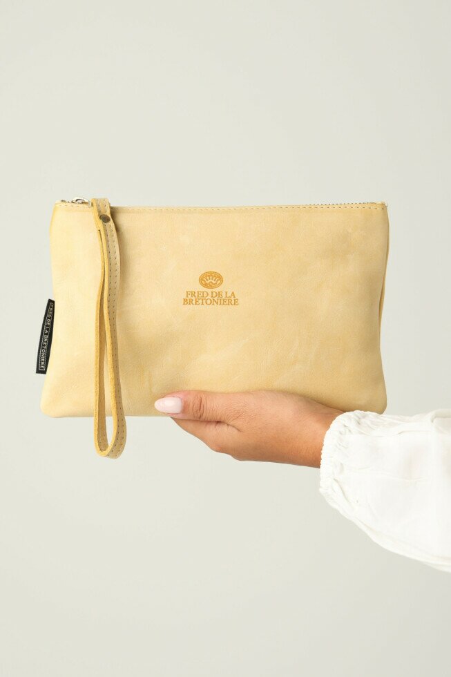 Fred De La Bretoniere Clutch Licht Geel