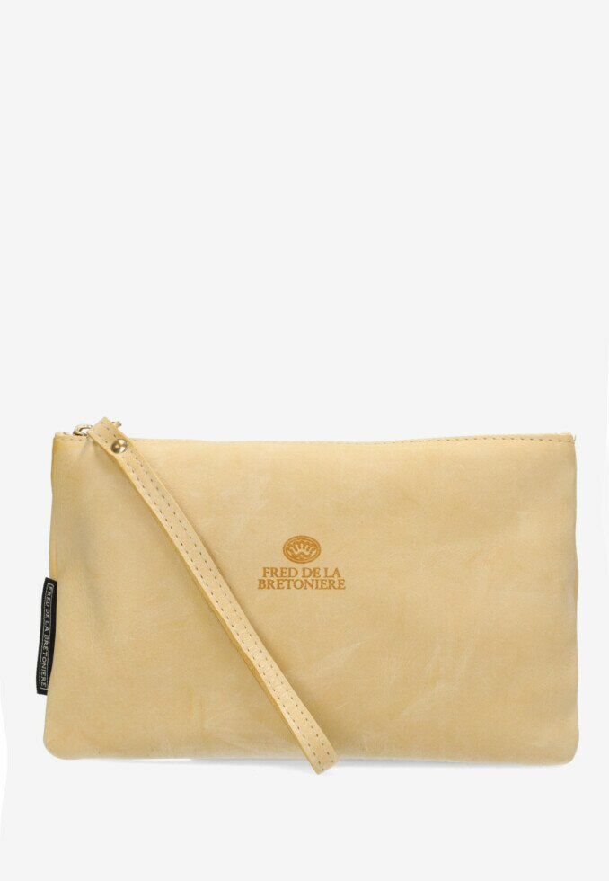 fred de la bretoniere Clutch Licht Geel
