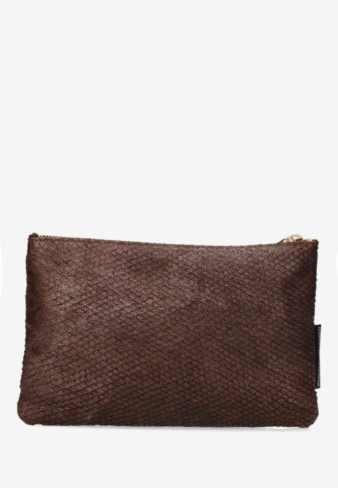 Fred De La Bretoniere Clutch Lichtbruin