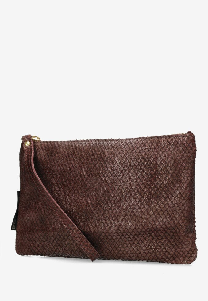 Fred De La Bretoniere Clutch Lichtbruin