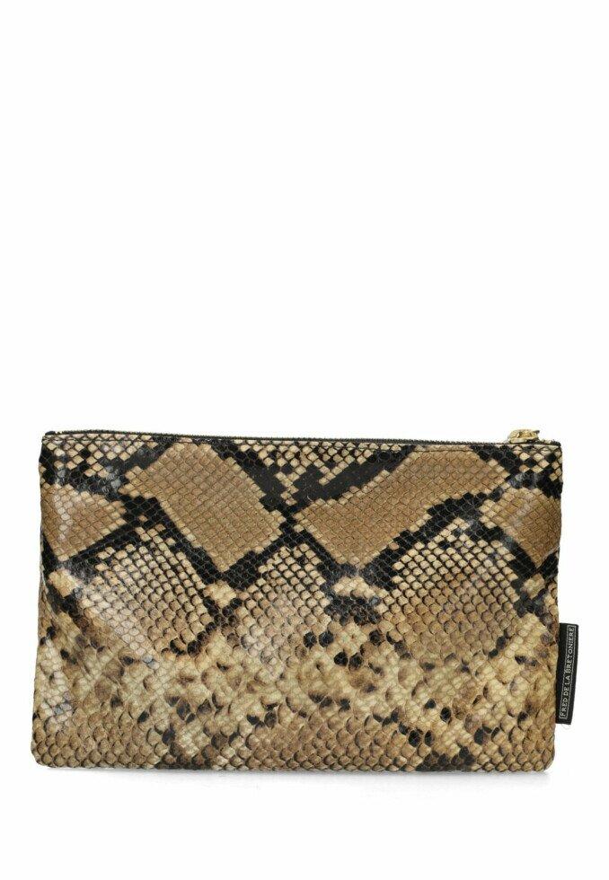 Fred De La Bretoniere Clutch Taupe
