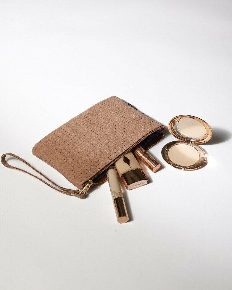 Fred De La Bretoniere Clutch Zalmroze