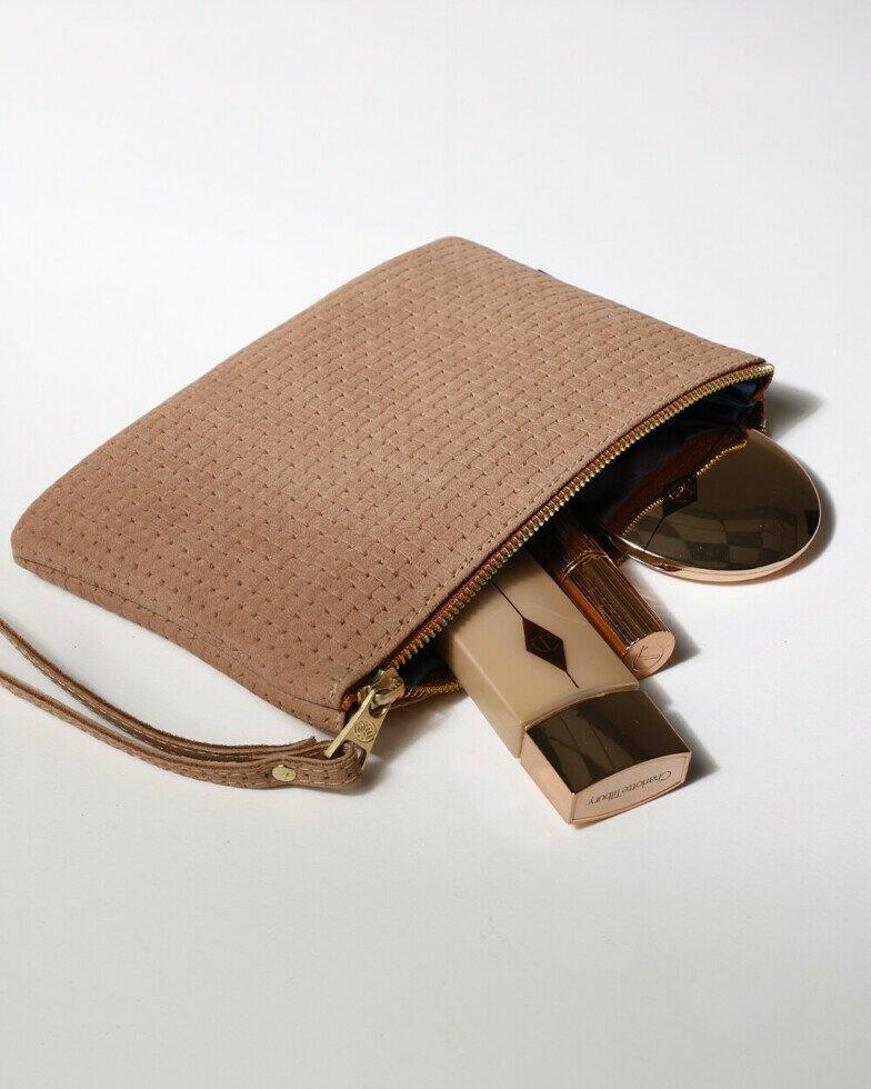 Fred De La Bretoniere Clutch Zalmroze