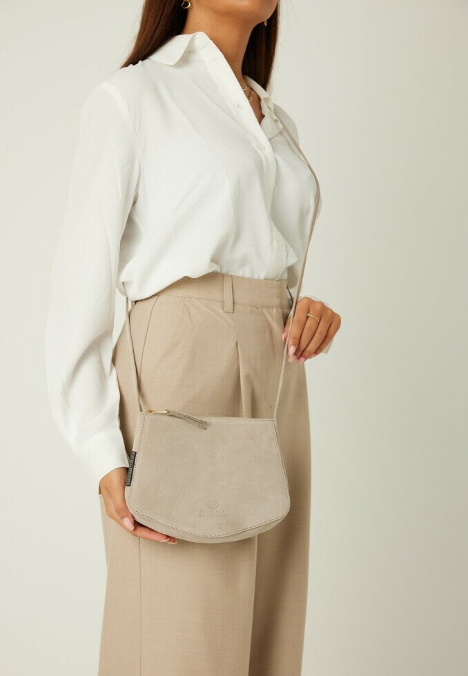 Fred De La Bretoniere Crossbody Bag Beau Taupe