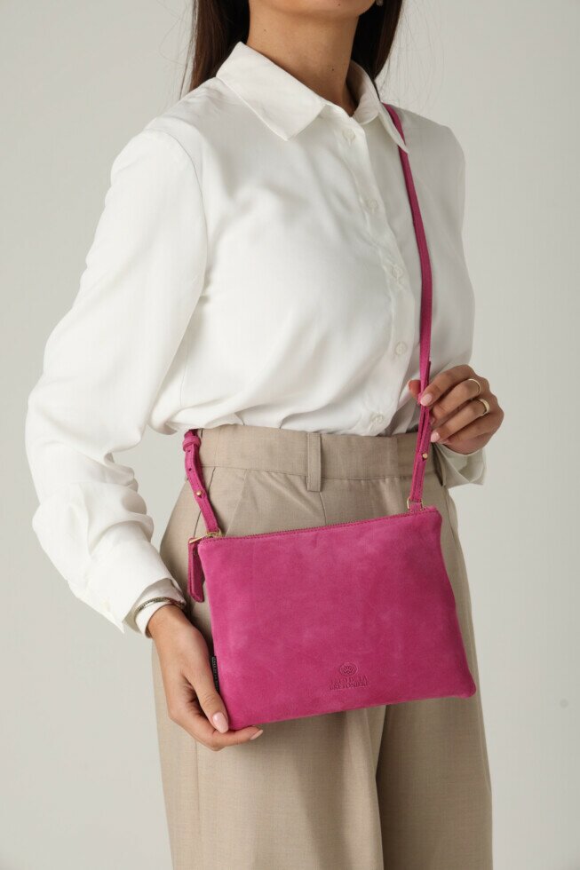 Fred De La Bretoniere Crossbody Bag Bregje Fuchsia