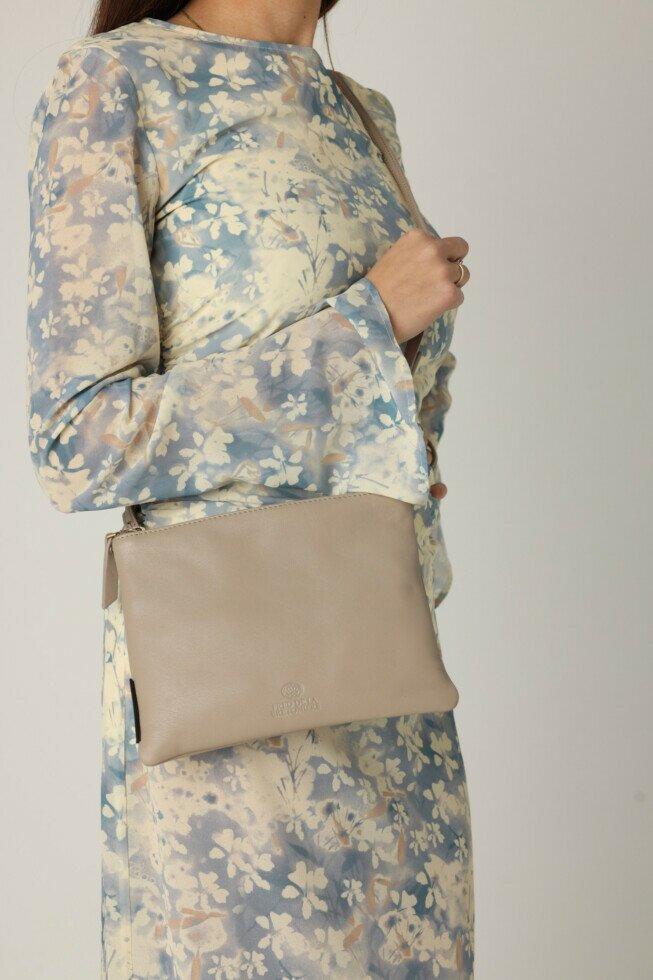 Fred De La Bretoniere Crossbody Bag Bregje Taupe