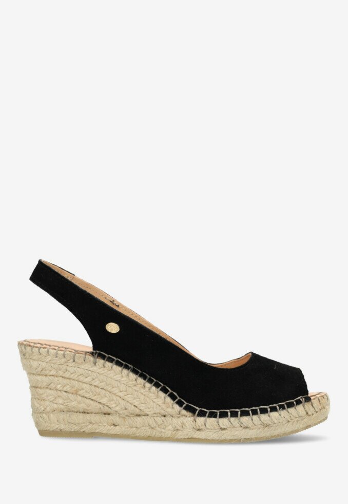 fred de la bretoniere Espadrille Clare Beau Black