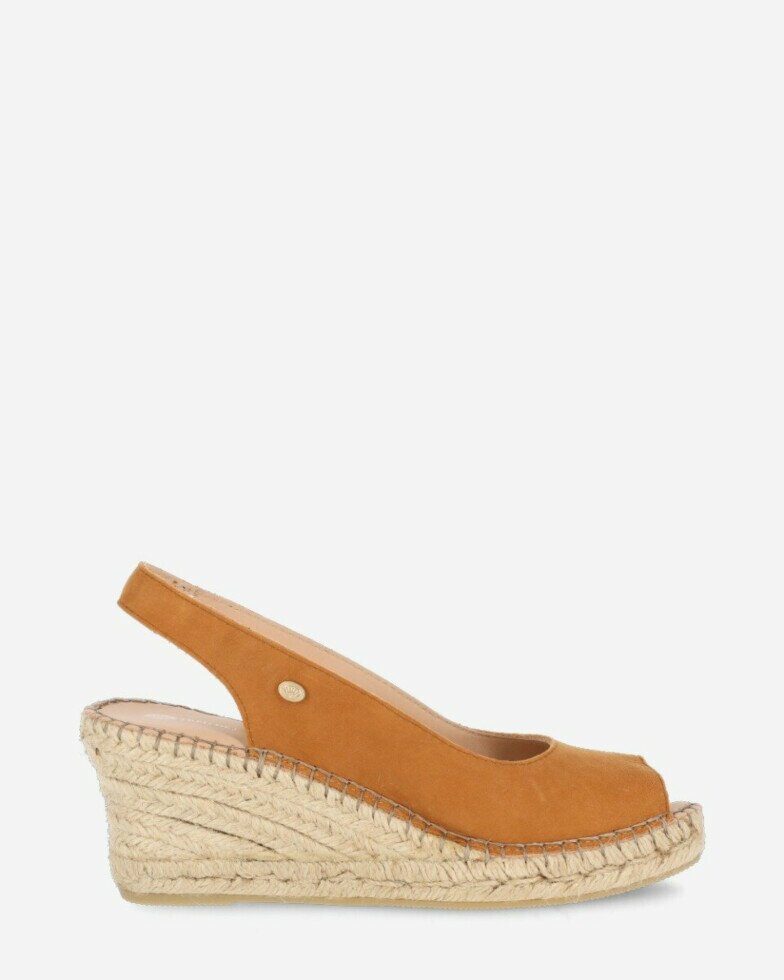 fred de la bretoniere Espadrille Clare Beau Cognac