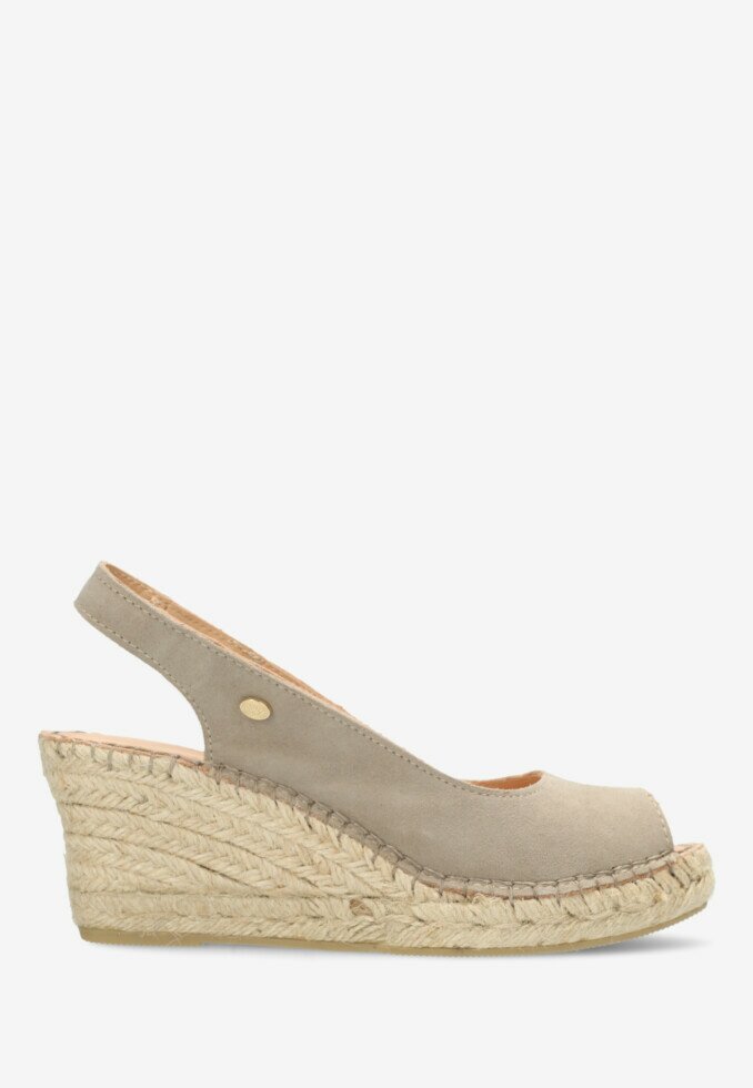 fred de la bretoniere Espadrille Clare Beau Taupe