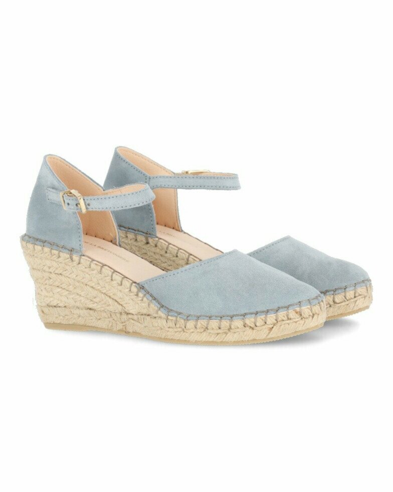 Fred De La Bretoniere Espadrille Clare Blauw
