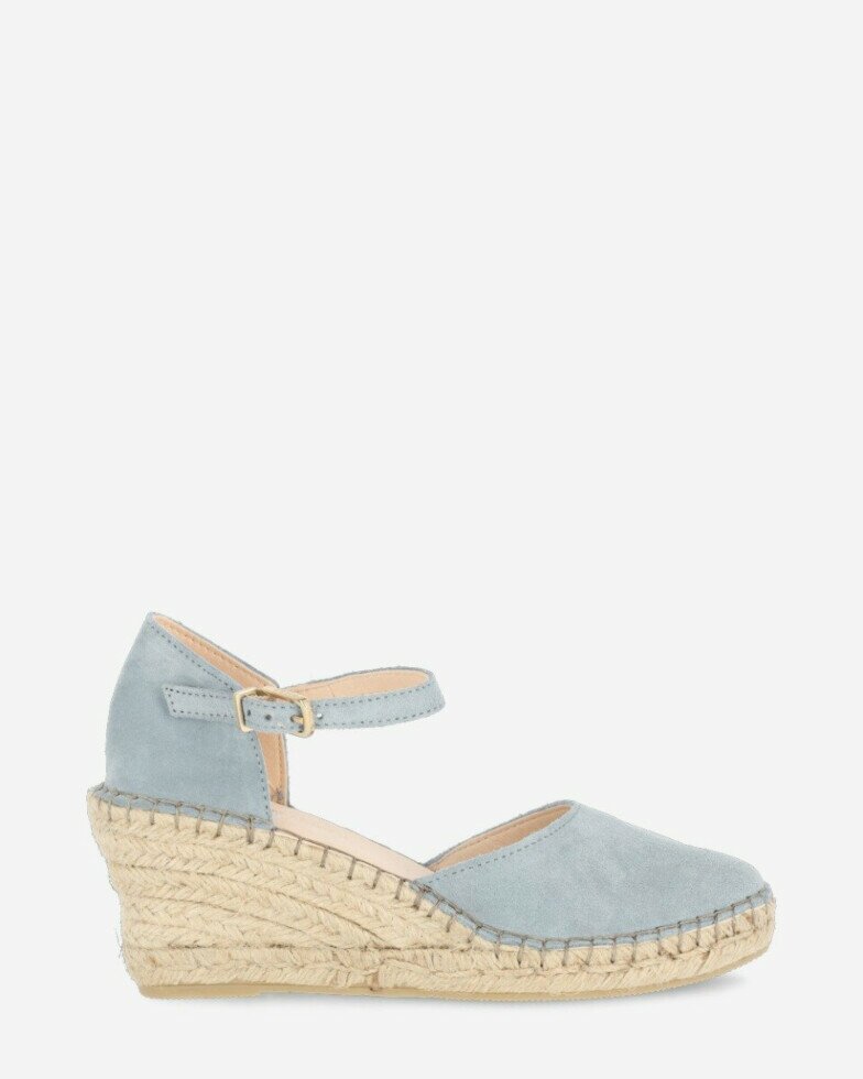 fred de la bretoniere Espadrille Clare Blauw