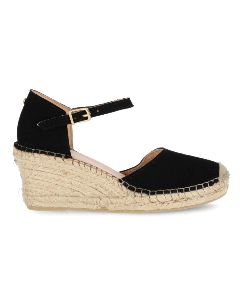 Fred De La Bretoniere Espadrille Clare Kiki Black
