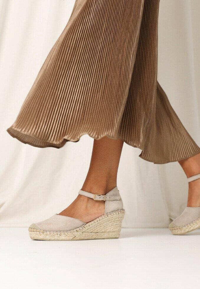 Fred De La Bretoniere Espadrille Clare Kiki Taupe