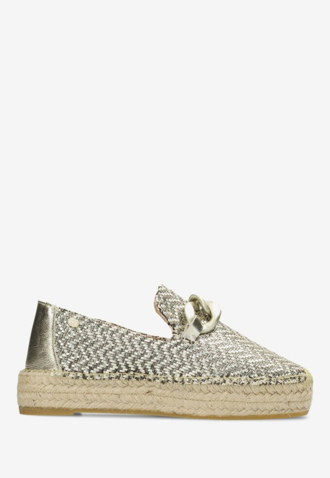 fred de la bretoniere Espadrille June Li Champagne