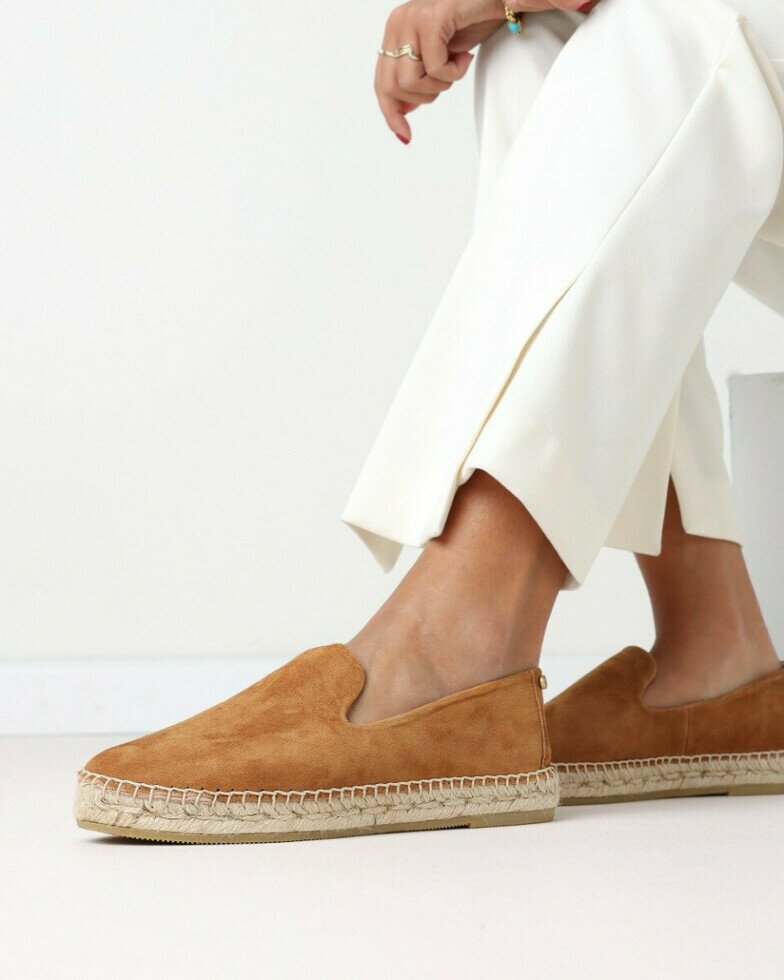 Fred De La Bretoniere Espadrille Loafer Cognac
