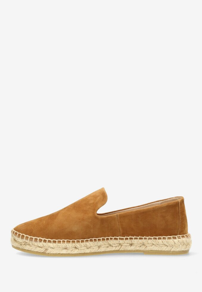 Fred De La Bretoniere Espadrille Loafer Cognac