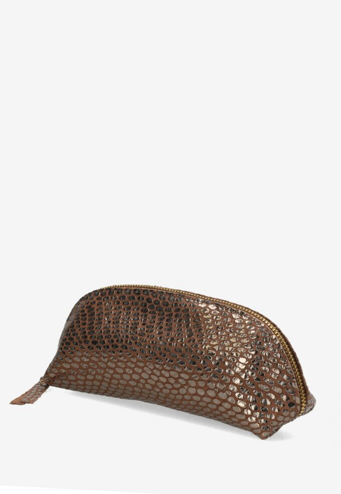 Fred De La Bretoniere Etui Bruin/Goud